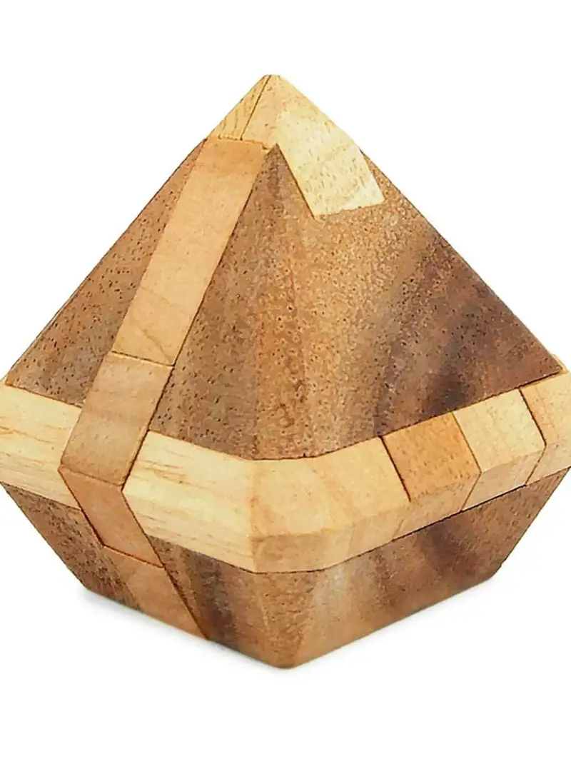 Leonardo Parachute Wooden Display Puzzle Ornament