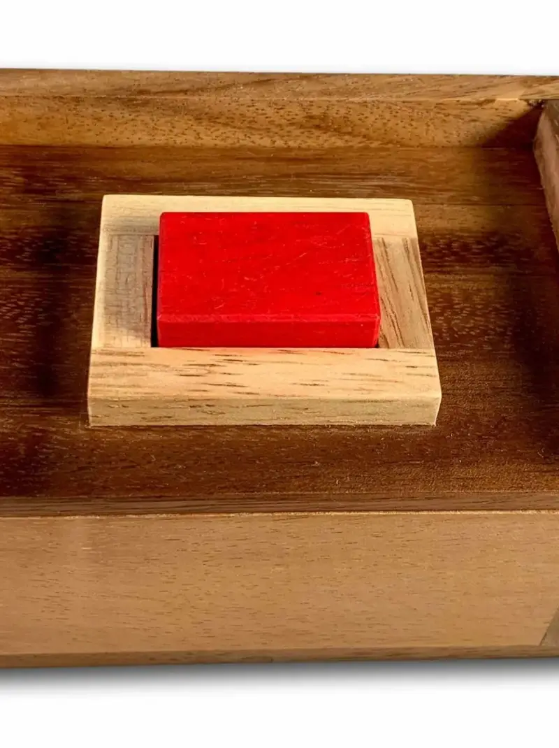 Redstone Secret Wooden Puzzle Box Desk Decor